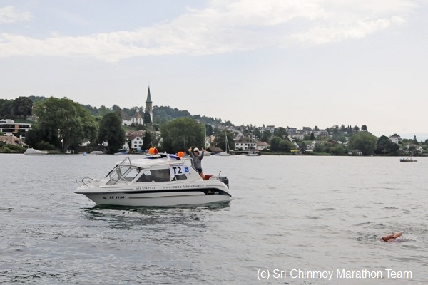 Marathon-Schwimmen Rapperswil-Zürihorn 2013
