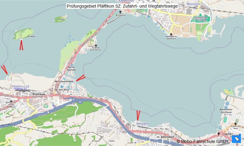 Zu- und Wegfahrten Prüfungsgebiet Pfäffikon SZ